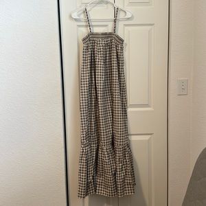 Smocked Midi Gingham Dress - We Wore What
